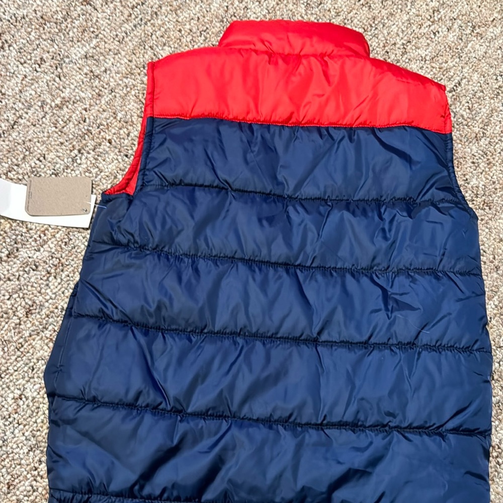 Reebok Bright Navy and Red puffer vest - Picture 3 of 6